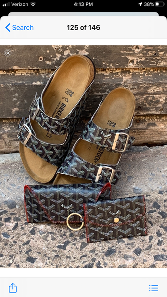 Custom Upcycled Designer Slides No. 18 Boutique Summit