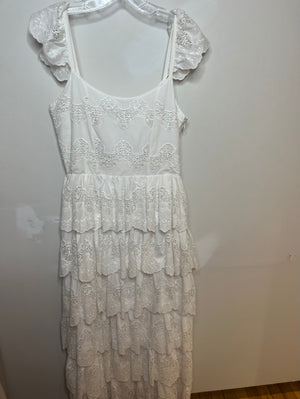 CAROLINE CONSTAS Dia Scalloped Lace Dress