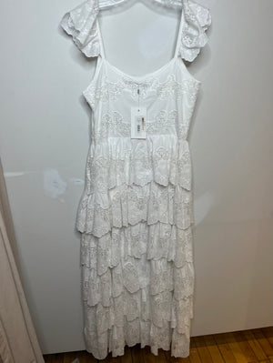 CAROLINE CONSTAS Dia Scalloped Lace Dress