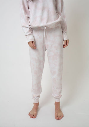 
            
                Load image into Gallery viewer, LEALLO DUNE JOGGER PULL ON PANT IN TIE DYE LILAC
            
        