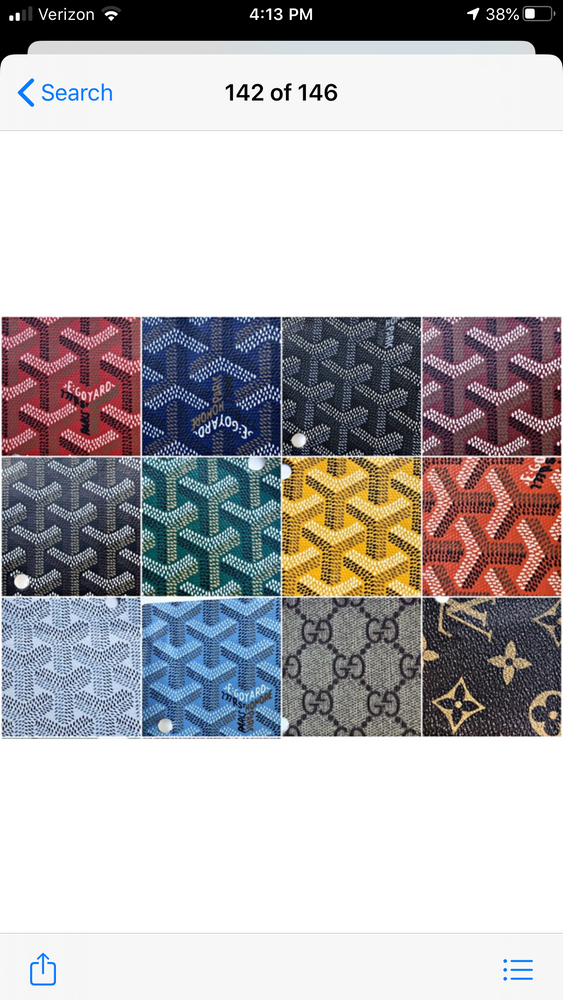 Goyard custom shop slides